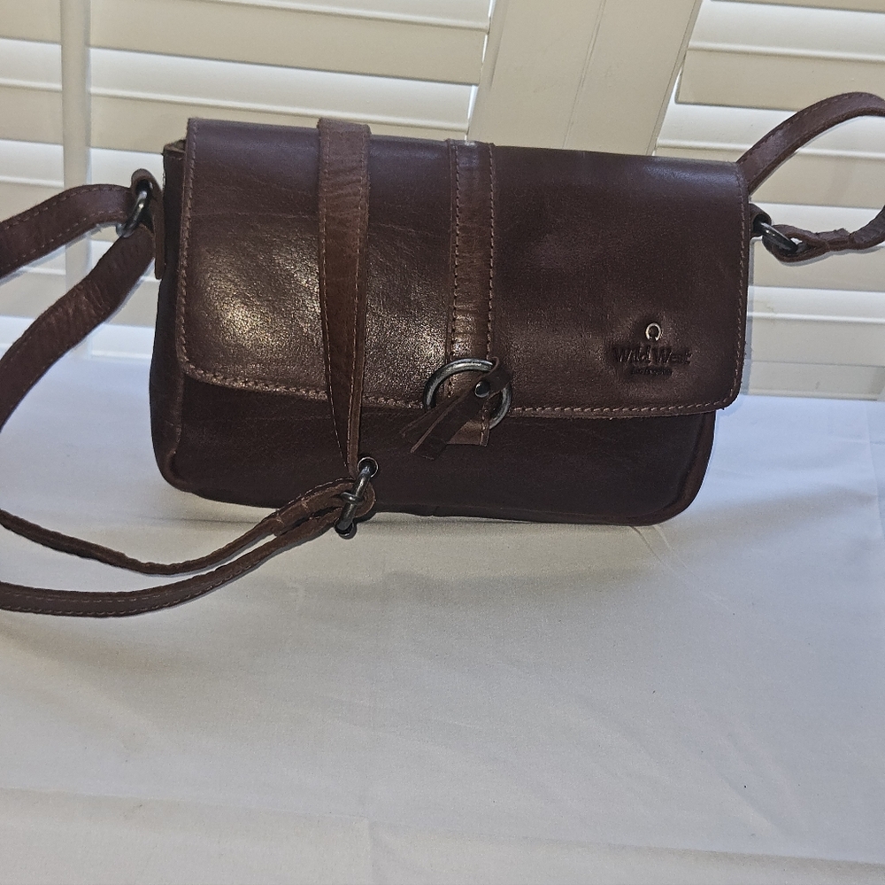 K Wild Wsst Brown Leather Crossbody